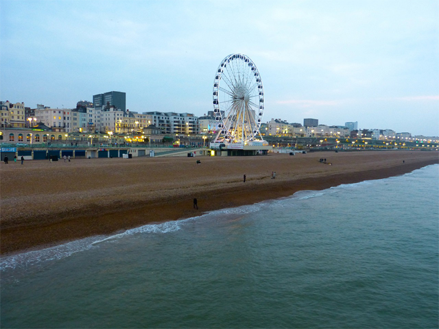 Brighton ferris wheel koło takie jak w Londynie tylko ze to jest w Brighton